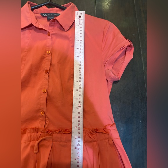 Red Armani exchange dress with pockets. - Picture 11 of 16